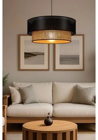 Pendul pe cablu BORHO 1xE27/60W/230V, negru/jută