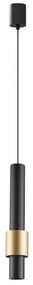 Pendul LED design minimalist 7W 3000K CLIFTON negru/ auriu MA-8565