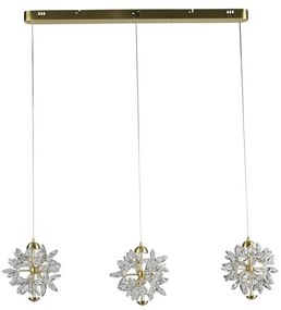 Lustra LED suspendata cristal design lux elegant BELLE 3L