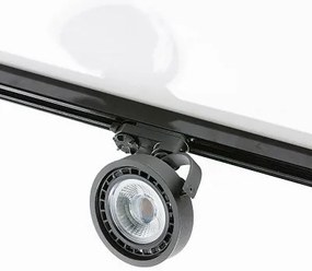 Spot directionabil pe sina JERRY TRACK negru ZZ AZ2458