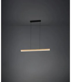 Lustră LED dimabilă pe cablu Eglo 390369 MONTEBUONO LED/21W/230V 3000K maro