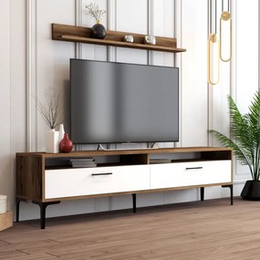 Comoda TV Istanbul - Walnut, Alb