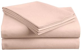 Cearsaf de bumbac LUX somon 140x240 cm