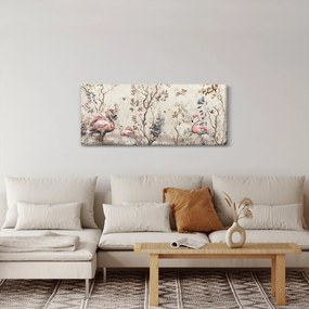 Tablou - Desen de flamingo (120x50 cm)