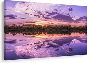 Tablou cu cerul violet (90x60 cm)