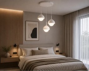BRILAGI - Candelabru pe cablu COSMO 3xE27/60W/230V alb