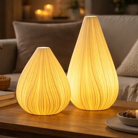 ONLI - Lampă de masă NUVIA 1xE14/6W/230V 32 cm albă