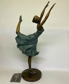 Statuie de bronz clasica Dancing girl 42x12x20 cm