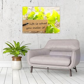 Tablou - Citat (70x50 cm)