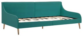 247032 vidaXL Cadru de pat canapea, material textil, verde