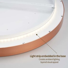 BRILAGI - Corp de iluminat LED reglabil GLASS POOL DOUBLE LED/60W/230V 50 cm cu finisaj cupru + telecomandă