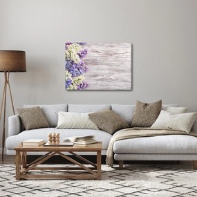 Tablou - Liliac pe lemn (70x50 cm)