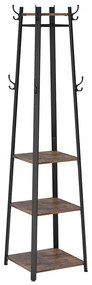 Cuier vertical cu rafturi 43×43×180 cm