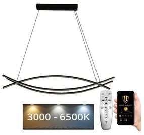 Lustră LED dimabilă pe cablu LED/70W/230V 3000-6500K + telecomandă