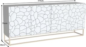 Comoda cu model mozaic 3D Vulcano 177cm