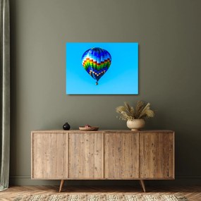 Tablou pe sticlă - Balon cu aer cald (70x50 cm)