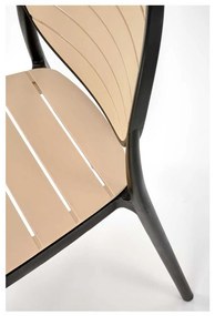 Scaun de bucătărie Josie, maro / negru