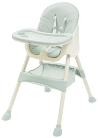 Baby Mix Scaun de masă Nora verde , 51 x 43 x 27cm