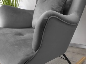 Fotoliu balansoar în stil scandinav Aria (Magic Velvet 2234). 1059400