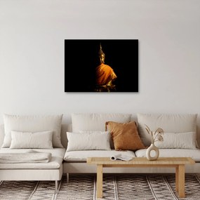 Tablou - Statuia lui Buddha de aur (70x50 cm)
