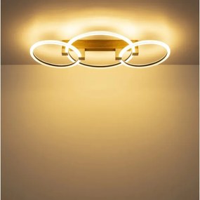 Globo 48050D2 - Plafonieră LED FLETCHER LED/40W/230V 76,1x38 cm maro