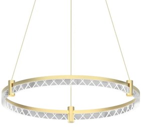 Lustră LED pe cablu ELEGANCE LED/36W/230V auriu