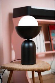 Osram - Lampă de masă DECOR BOWL 1xE14/25W/230V neagră