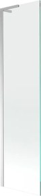 Mexen Next L paravan cadă 1-panou 50 x 150 cm, transparent, crom - 895-050-000-03-00-01