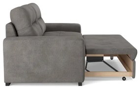 Canapea extensibilă 3 locuri COMO, gri închis