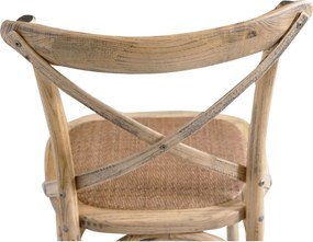 Scaun Thonet din lemn masiv si sezut din ratan