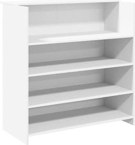 vidaXL Birou de recepție, alb, 100x50x103,5 cm, lemn stratificat