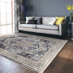 Covor gri de tip traversă 80x200 cm – Mila Home