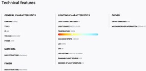 Spot LED incastrabil TULIPA White recessed downlight 10W 15° 3000K CRI90 dali IP44