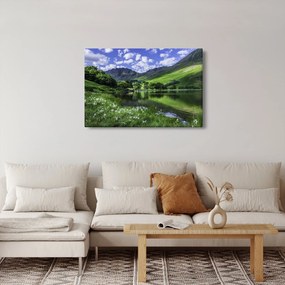 Tablou - Peisaj cu un lac (90x60 cm)