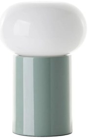 Lampă de masă Brilliant KNUT 1xE27/25W/230V verde/alb