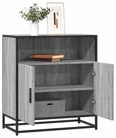 vidaXL Bufetă gri Sonoma 68x35x76 cm din lemn prelucrat