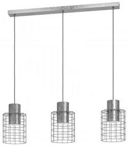 Lustra vintage 3 becuri E27 Milligan 43648 Eglo