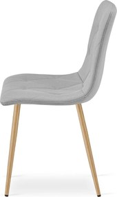 Scaun de dining LIBRA, gri deschis