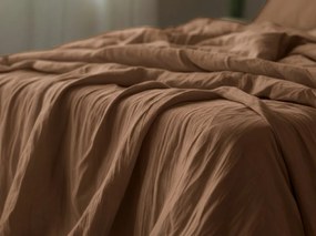 Lenjerie de pat din muselin Mussari maro deschis Dimensiunile lenjeriei: 70 x 90 cm | 140 x 220 cm