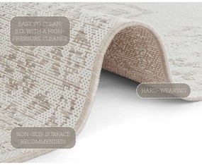 Covor de exterior NORTHRUGS Tilos, 80 x 150 cm, bej