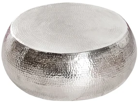 Masuta Living eleganta din metal Optik 80cm argintiu A-38396 VC