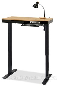 Masă PC Osto 100 (stejar negru + negru). Promo -7%. 1109819