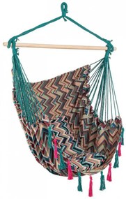 Hamac suspendat, zigzag, 120x146 cm, Santander, Yes