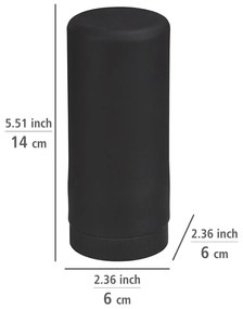 Dozator / dispenser de săpun din silicon Wenko Easy Squeez-e, negru