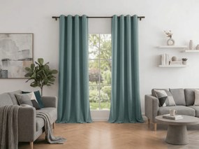 Perdea opaca DREAM VELVET 140x270 cm, turcoaz Agatat: Rejansa