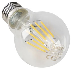 Set de 5 becuri LED E27 reglabile cu intensitatea luminii, transparente, 7W, 806 lm, 2700K