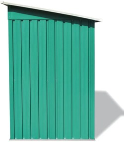 Magazie de gradina din metal verde