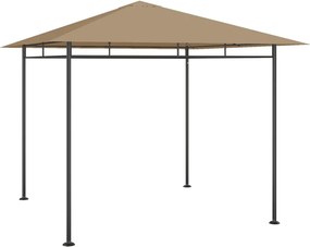vidaXL Pavilion, gri taupe, 3x3x2,7 m, 180 g/m²