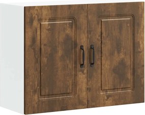 vidaXL Dulap de bucătărie „Kalmar” din lemn de stejar afumat