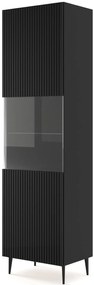 Vitrină 1DS Rowanna (Negru). 1125000